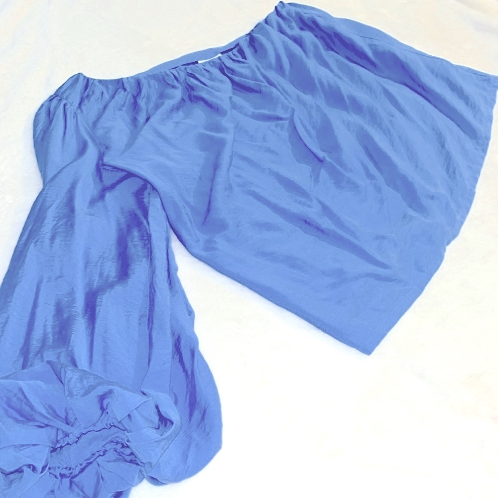 Elegant Blue Women's Blouse